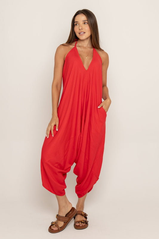 JUMPSUIT COSMO ROJO