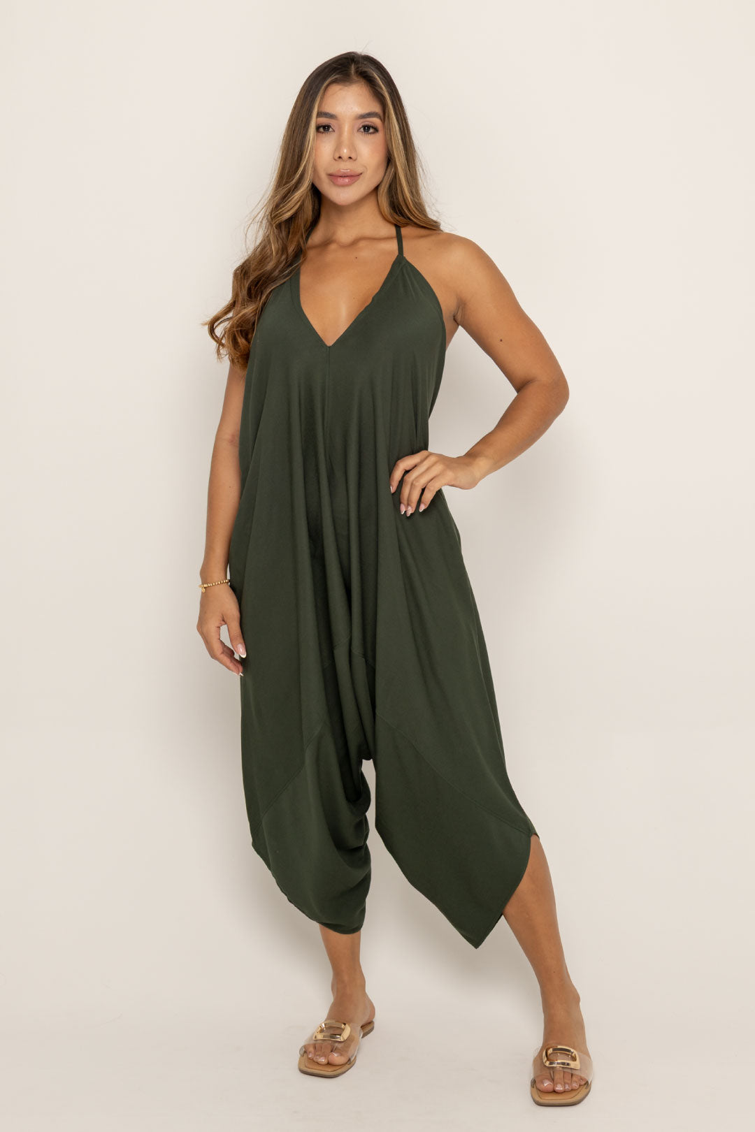 JUMPSUIT COSMO VERDE MILITAR
