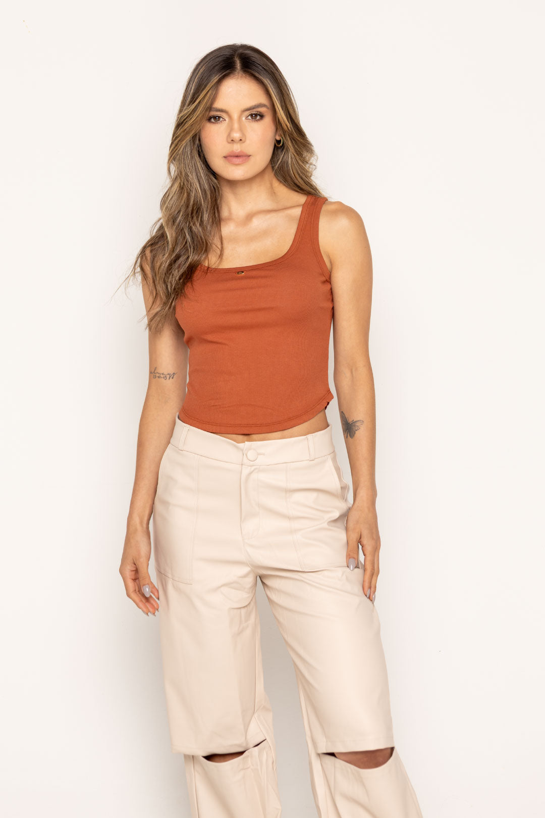 BLUSA ALAILA TERRACOTA