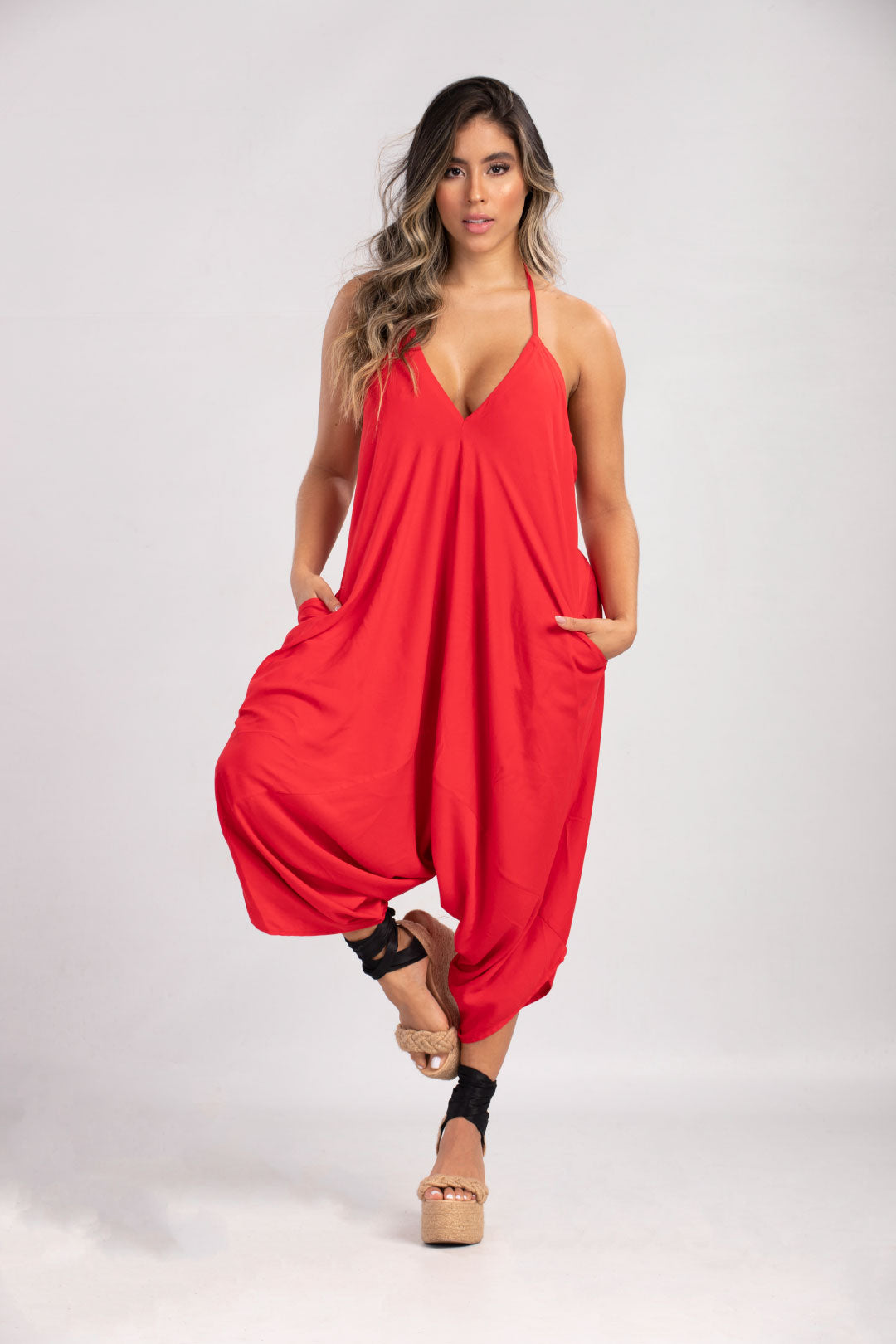 JUMPSUIT COSMO ROJO