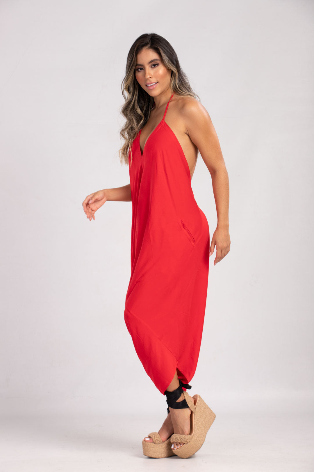 JUMPSUIT COSMO ROJO