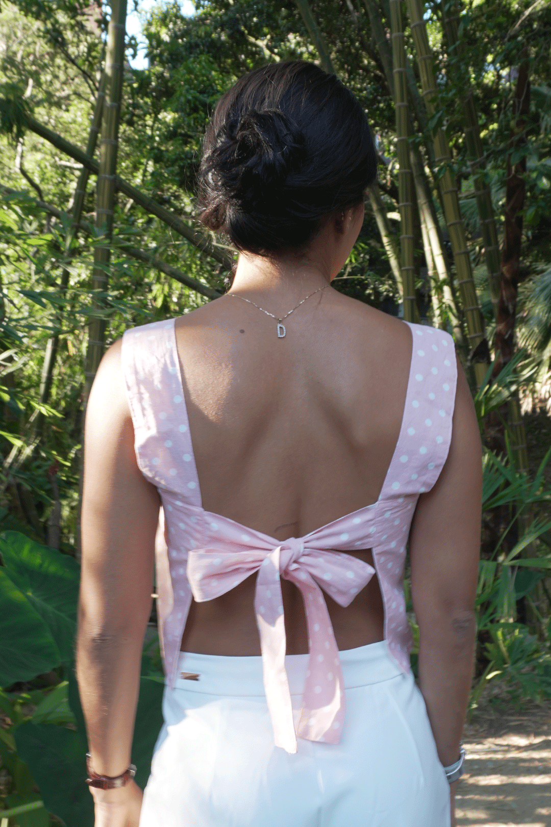 CROP TOP LOLA ROSADO