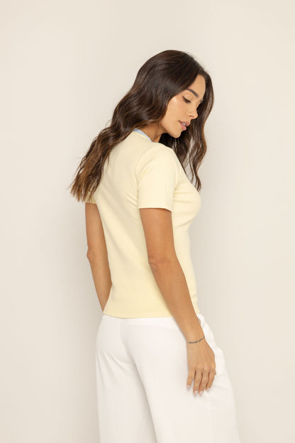 CAMISETA EMMA AMARILLO