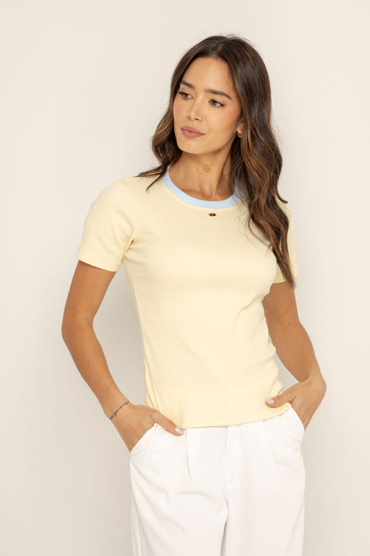 CAMISETA EMMA AMARILLO