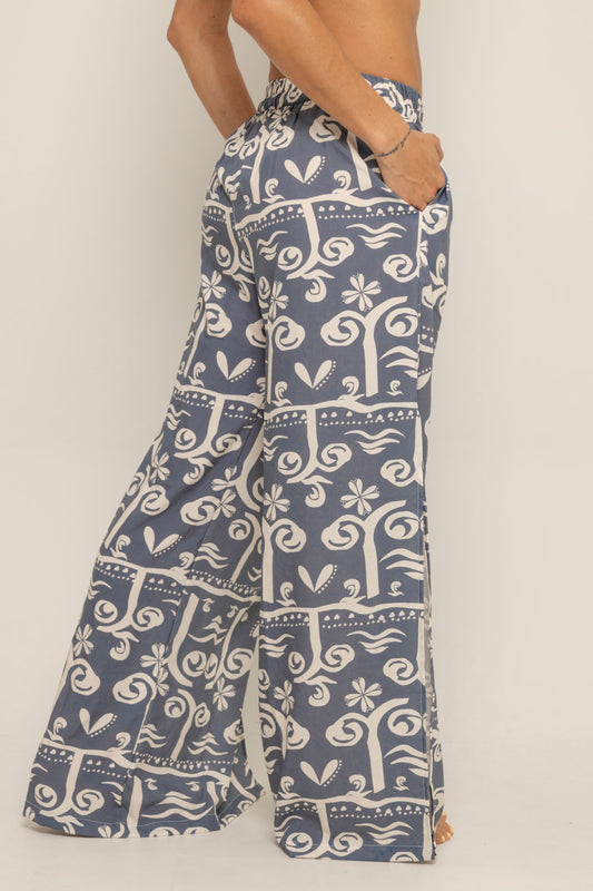 PANTALÓN GLADIADOR AZUL