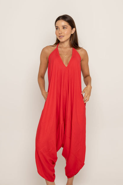 JUMPSUIT COSMO ROJO