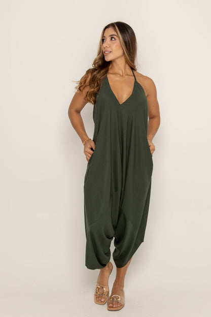 JUMPSUIT COSMO VERDE MILITAR