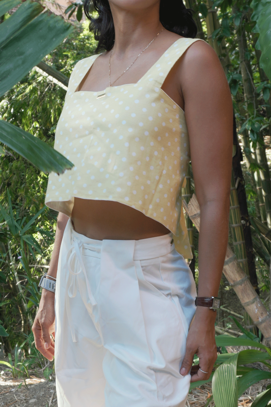 CROP TOP LOLA AMARILLO