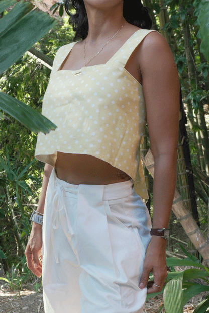 CROP TOP LOLA AMARILLO