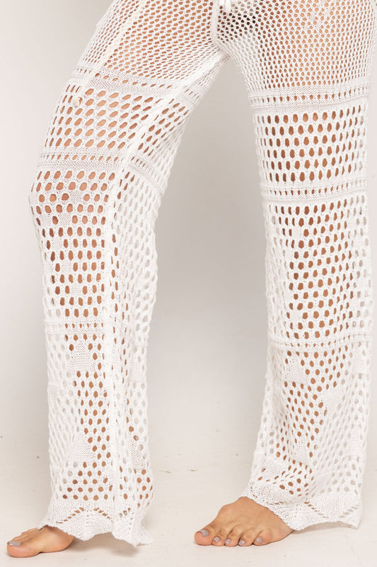 PANTALON TEJIDO OHANA BLANCO