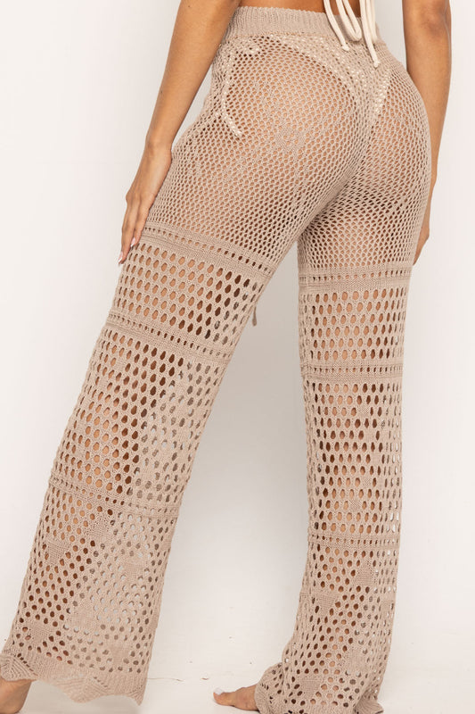 PANTALON TEJIDO OHANA NUDE