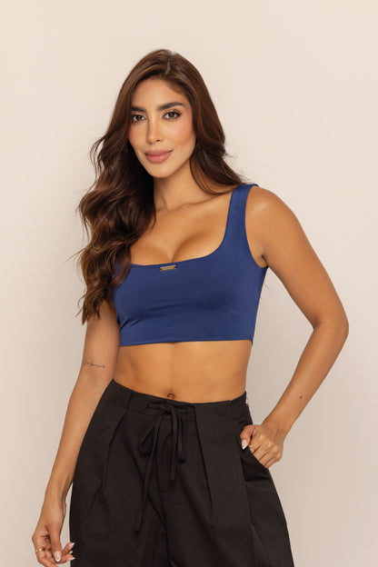 TOP FUENTE AZUL NAVY