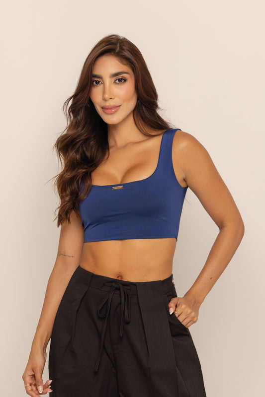 TOP FUENTE AZUL NAVY