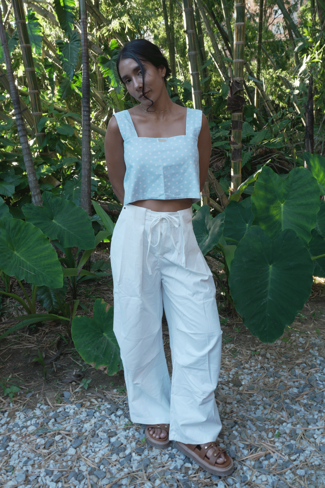 CROP TOP LOLA AZUL