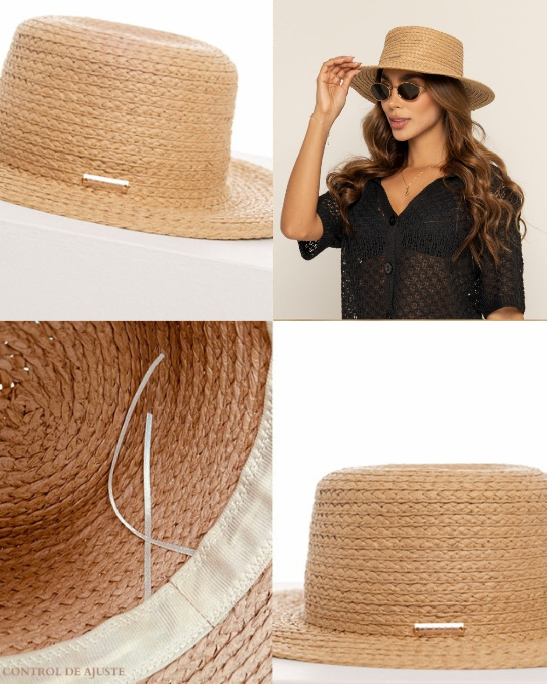 SOMBRERO TEJIDO TRENZADO